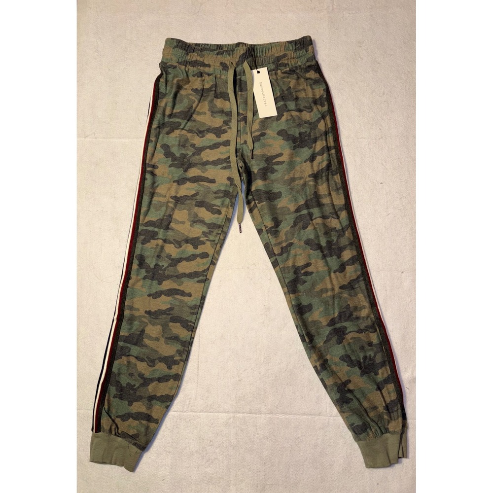 Dance & Marvel Camo Jogger Pants‎ Side Stripe Drawstring Waist Women's Medium